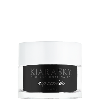Kiara Sky Dipping Powder 1oz - BLACK TO BLACK