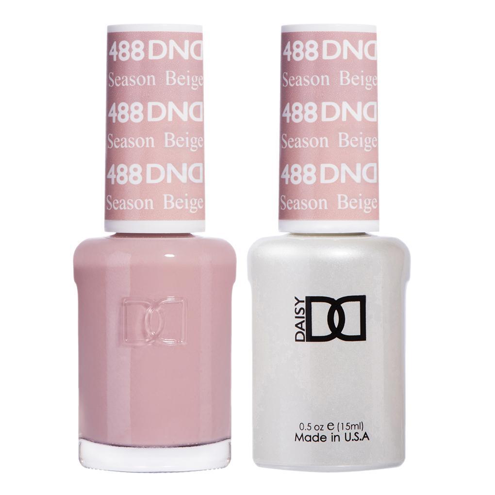 DND Gel Nail Polish Duo - 488 Brown Colors - Season Beige