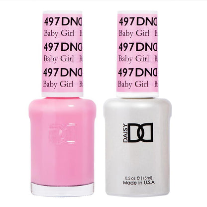 DND Gel Nail Polish Duo - 497 Pink Colors - Baby Girl