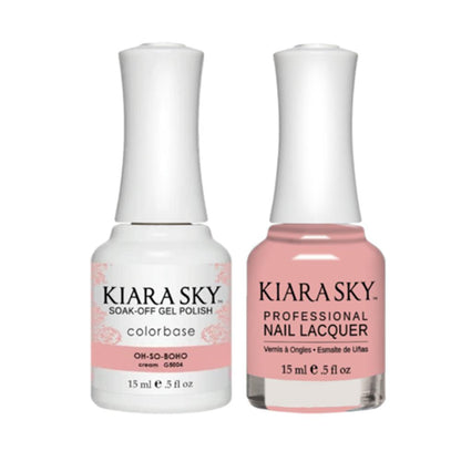 Kiara Sky Gel Nail Polish Duo - All-In-One - 5004 OH-SO-BOHO