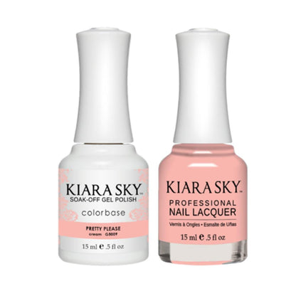 Kiara Sky Gel Nail Polish Duo - All-In-One - 5009 PRETTY PLEASE