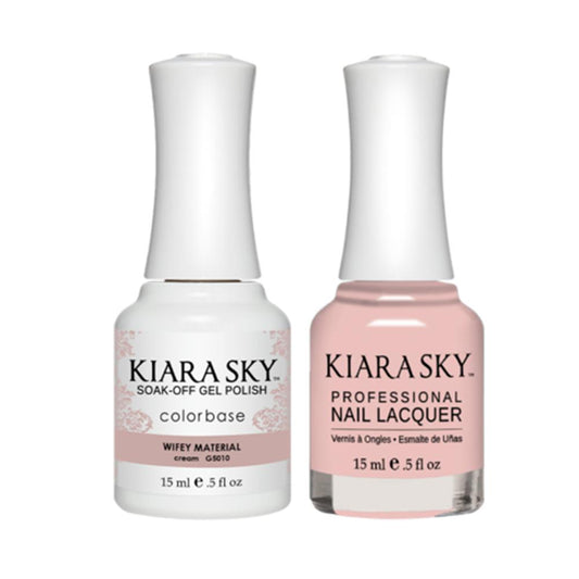 Kiara Sky Gel Nail Polish Duo - All-In-One - 5010 WIFEY MATERIAL