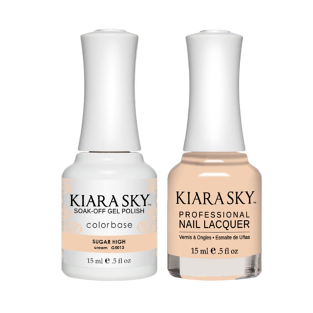 Kiara Sky Gel Nail Polish Duo - All-In-One - 5013 SUGAR HIGH