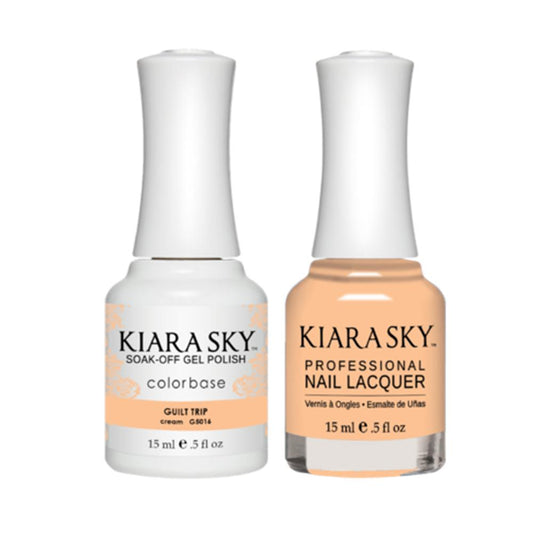 Kiara Sky Gel Nail Polish Duo - All-In-One - 5016 GUILT TRIP