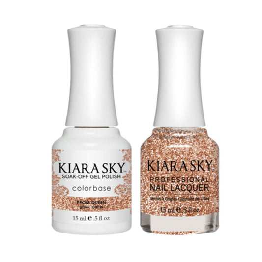 Kiara Sky Gel Nail Polish Duo - All-In-One - 5026 PROM QUEEN