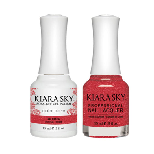 Kiara Sky Gel Nail Polish Duo - All-In-One - 5028 SO EXTRA