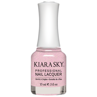 Kiara Sky Nail Lacquer - Pink Stardust