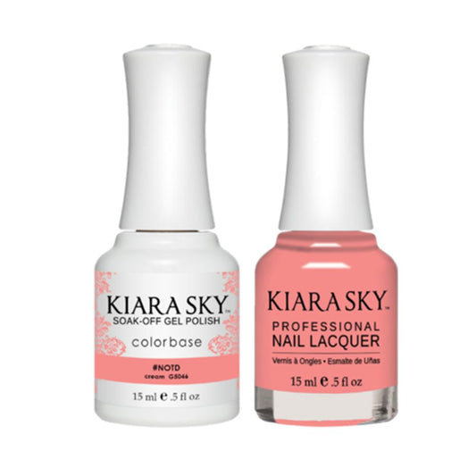 Kiara Sky 5046 #NOTD - All-In-One Gel Polish & Matching Nail Lacquer Duo Set - 0.5oz