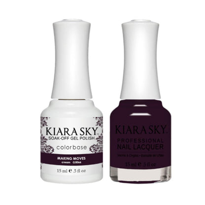 Kiara Sky Gel Nail Polish Duo - All-In-One - 5066 MAKING MOVES