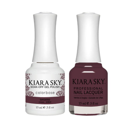 Kiara Sky Gel Nail Polish Duo - All-In-One - 5065 GHOSTED