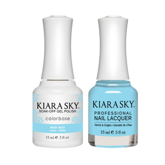 Kiara Sky Gel Nail Polish Duo - All-In-One - 5068 BABY BOO