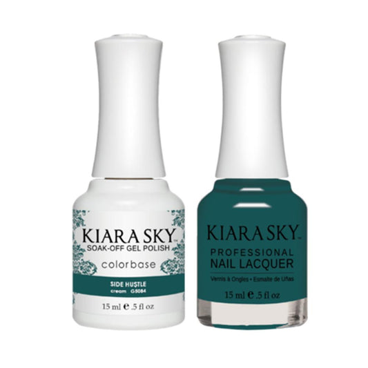 Kiara Sky Gel Nail Polish Duo - All-In-One - 5084 SIDE HU$TLE