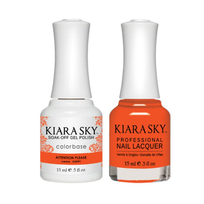 Kiara Sky Gel Nail Polish Duo - All-In-One - 5091 ATTENTION PLEASE