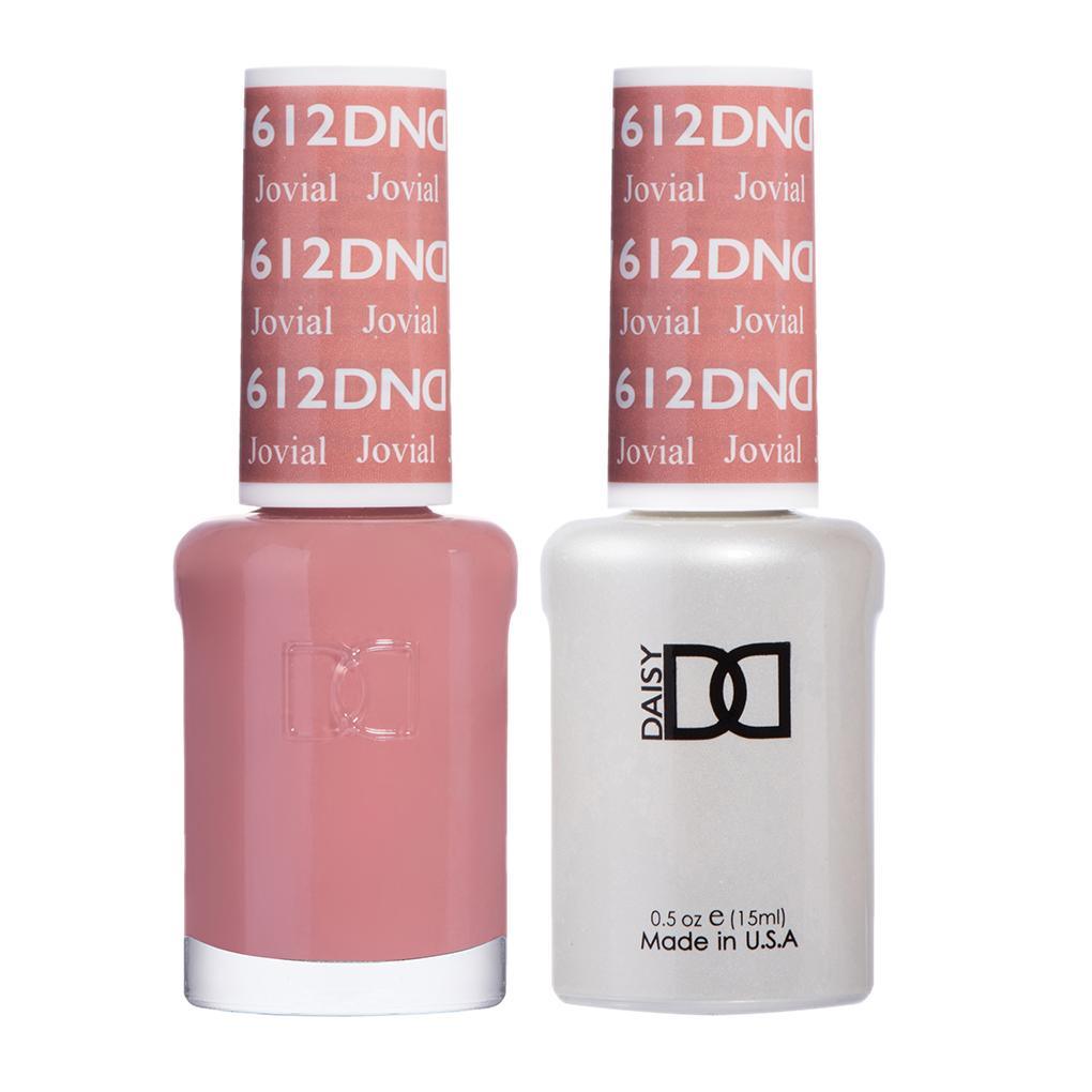 DND Gel Nail Polish Duo - 612 Beige Colors - Jovial