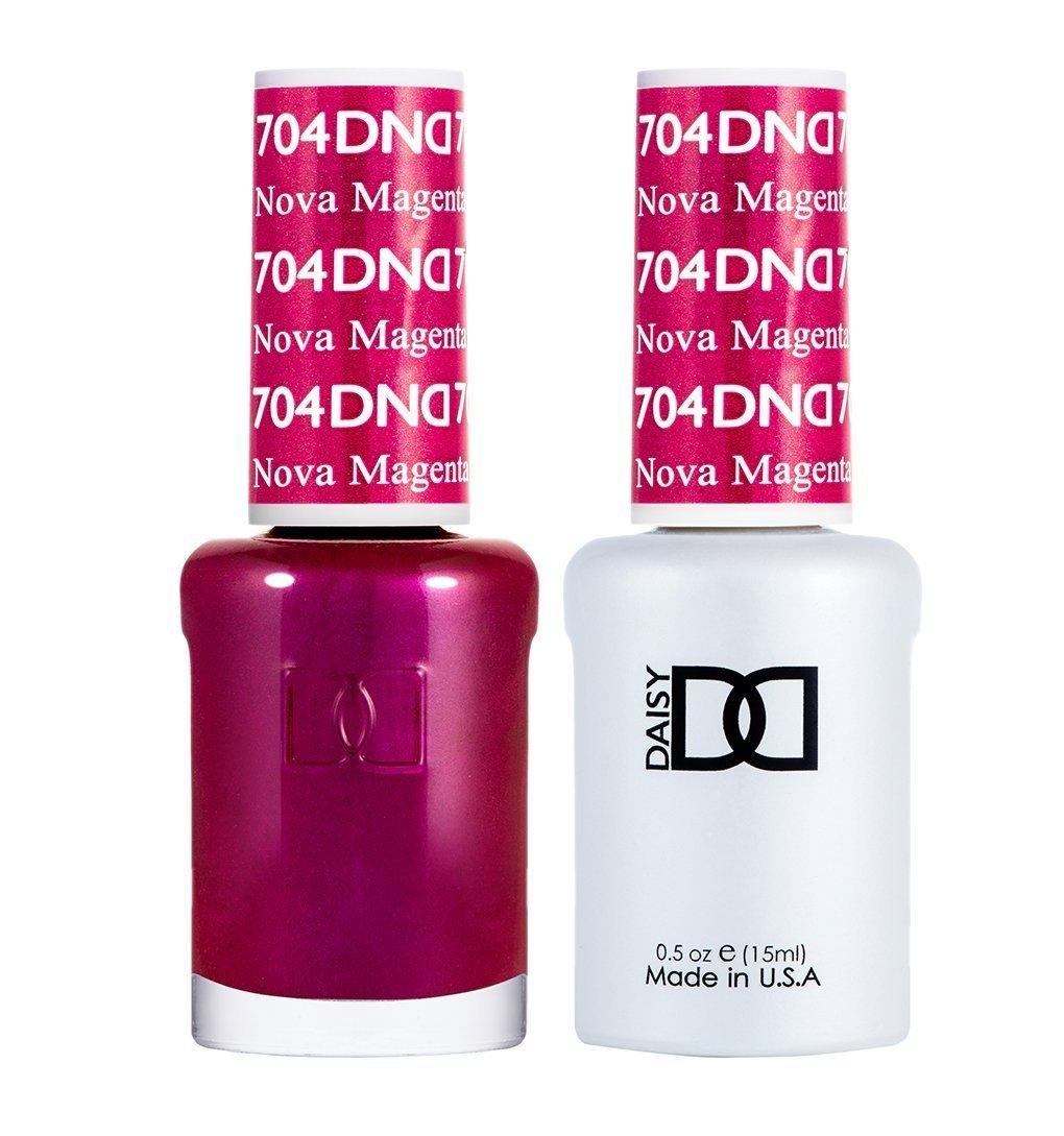 DND Gel Nail Polish Duo - 704 Purple Colors - Nova Magenta