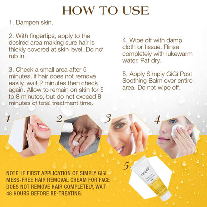 Simply GiGi Mess-Free Hair Remover Duo for Face