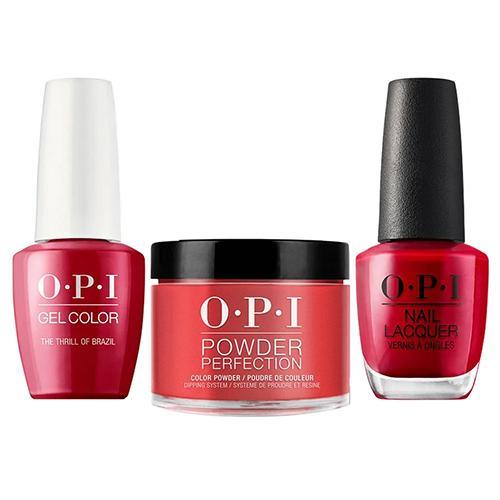 OPI Trio: A16 Thrill of Brazil