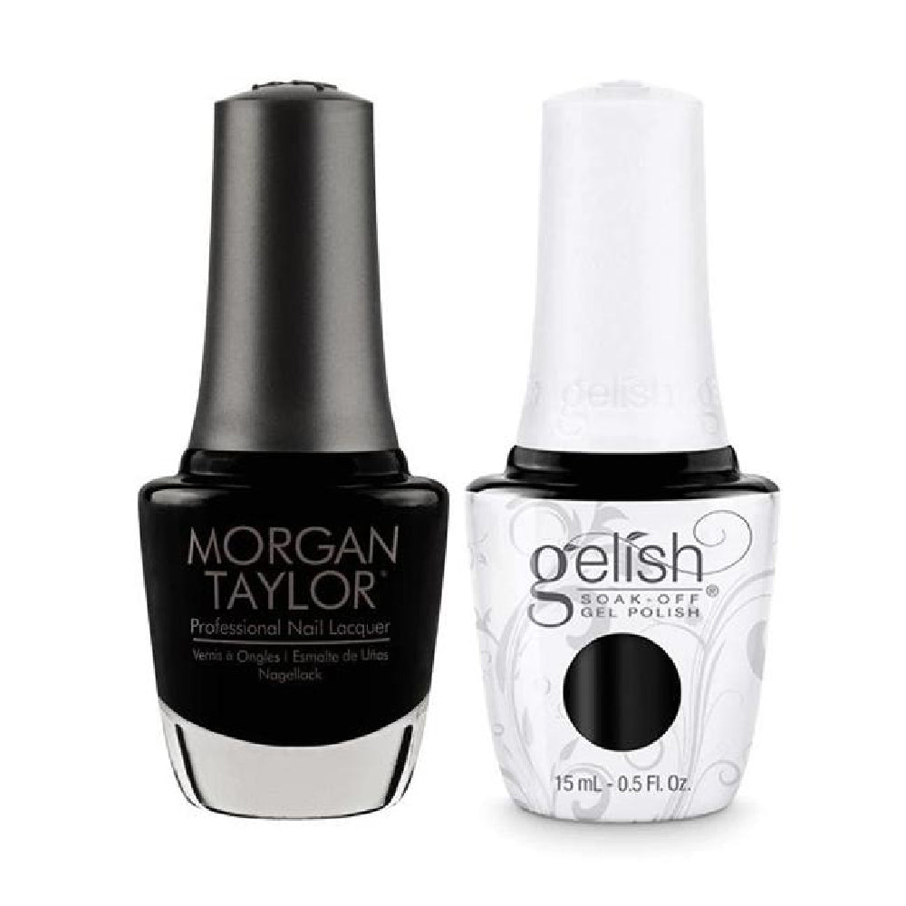 Gelish & Morgan Taylor Combo GE 830 - Black Shadow