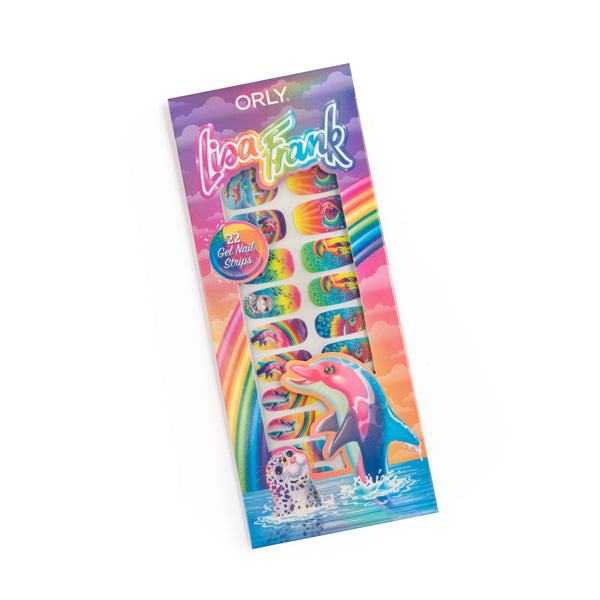 ORLY® x Lisa Frank® Dancing Dolphins™  Gel Nail Strips