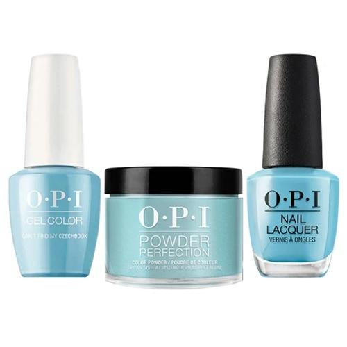 OPI Trio: E75 Can't Find My Czechbook