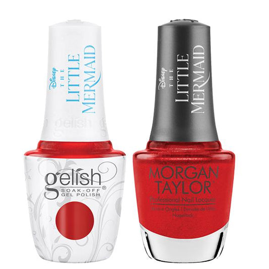 Gelish & Morgan Taylor Combo - Let's Crab A Bite