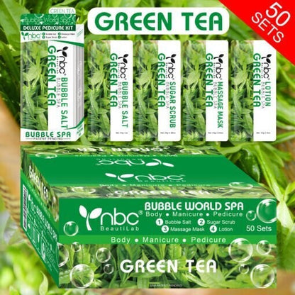 NBC Green Tea - Case of 50 (Pedi in a Box)
