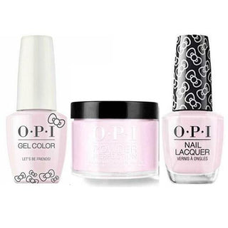 OPI Trio: H82 Let's be Friends