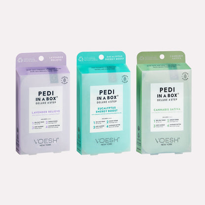 Voesh - Pedi in a Box Deluxe 4 Step Herb Trio ($21 value)