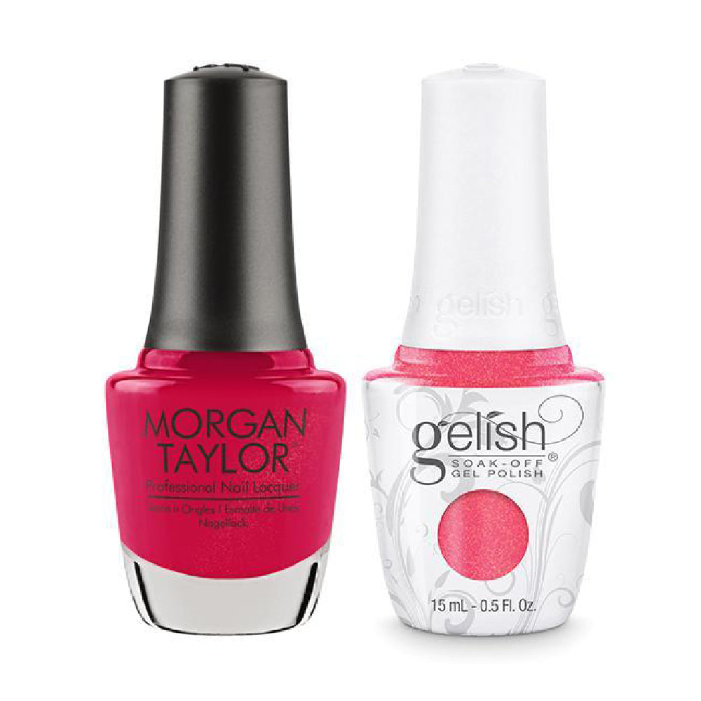 Gelish & Morgan Taylor Combo GE 222 - Hip Hot Coral