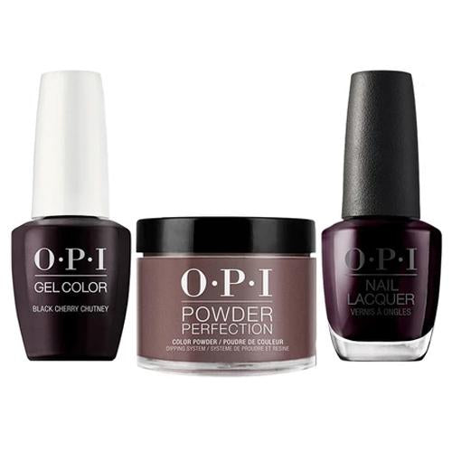 OPI Trio: I43 Black Cherry Chutney