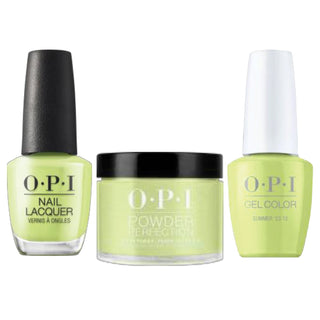 OPI 3 in 1 - P012 Summer Monday-Fridays - Dip, Gel & Lacquer Matching