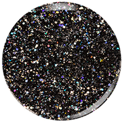 Kiara Sky Gel Nail Polish Duo - 436 Black Glitter Colors - Vegas Volt