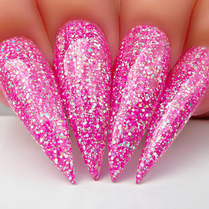 Kiara Sky Gel Nail Polish Duo - 478 Glitter Pink Colors - I Pink You Anytime