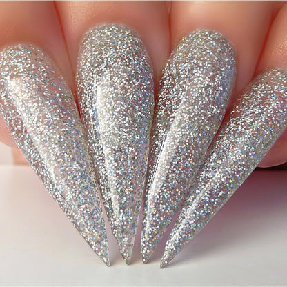 Kiara Sky Gel Nail Polish Duo - 519 Glitter Multi Colors - Strobe Light