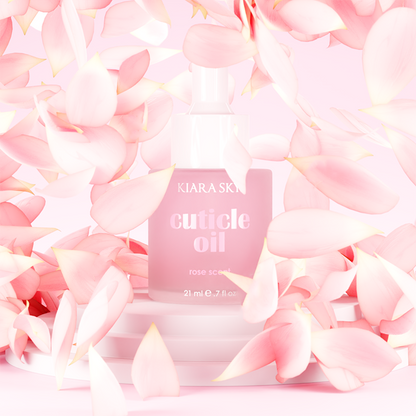 Kiara Sky Nail Lacquer Essentials - Cuticle Oil - Rose Scent