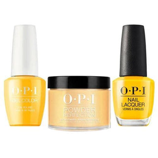 OPI Trio: L23 Sun, Sea and Sand in My Pants