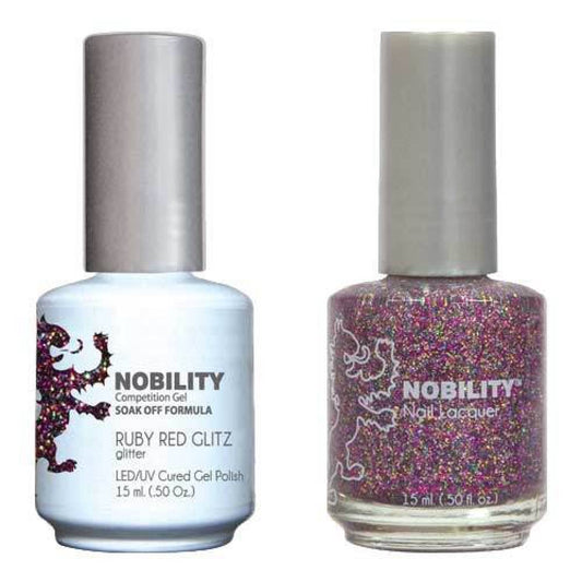 LECHAT / Nobility Gel - Ruby Red Glitz