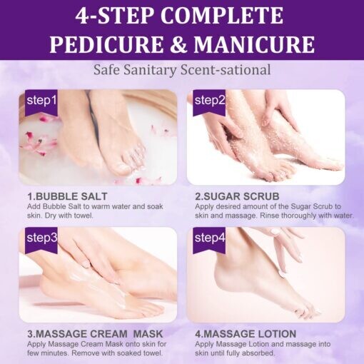 NBC Lavender - Case of 50 (Pedi in a Box)