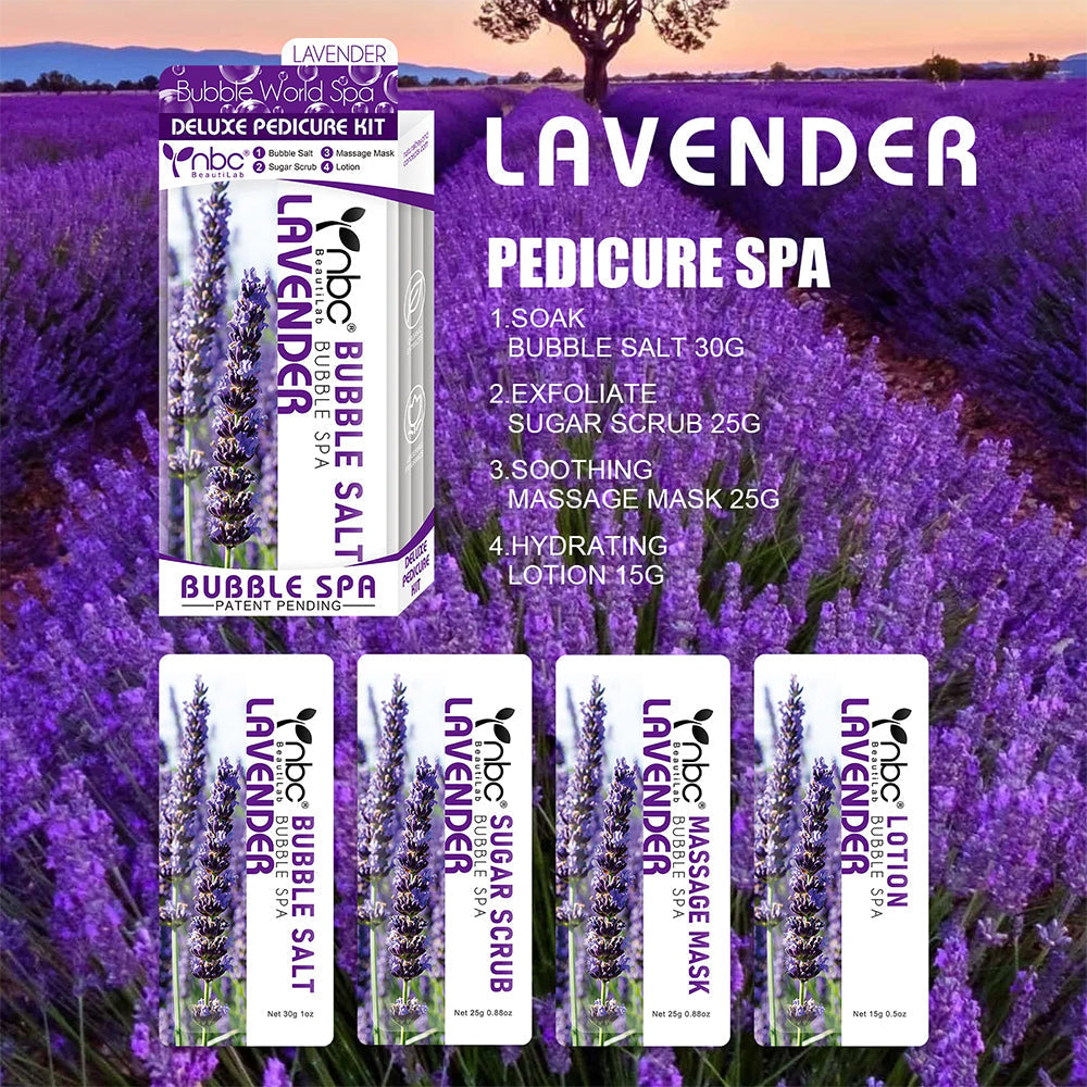 NBC Lavender - 4 Step Pedicure kit