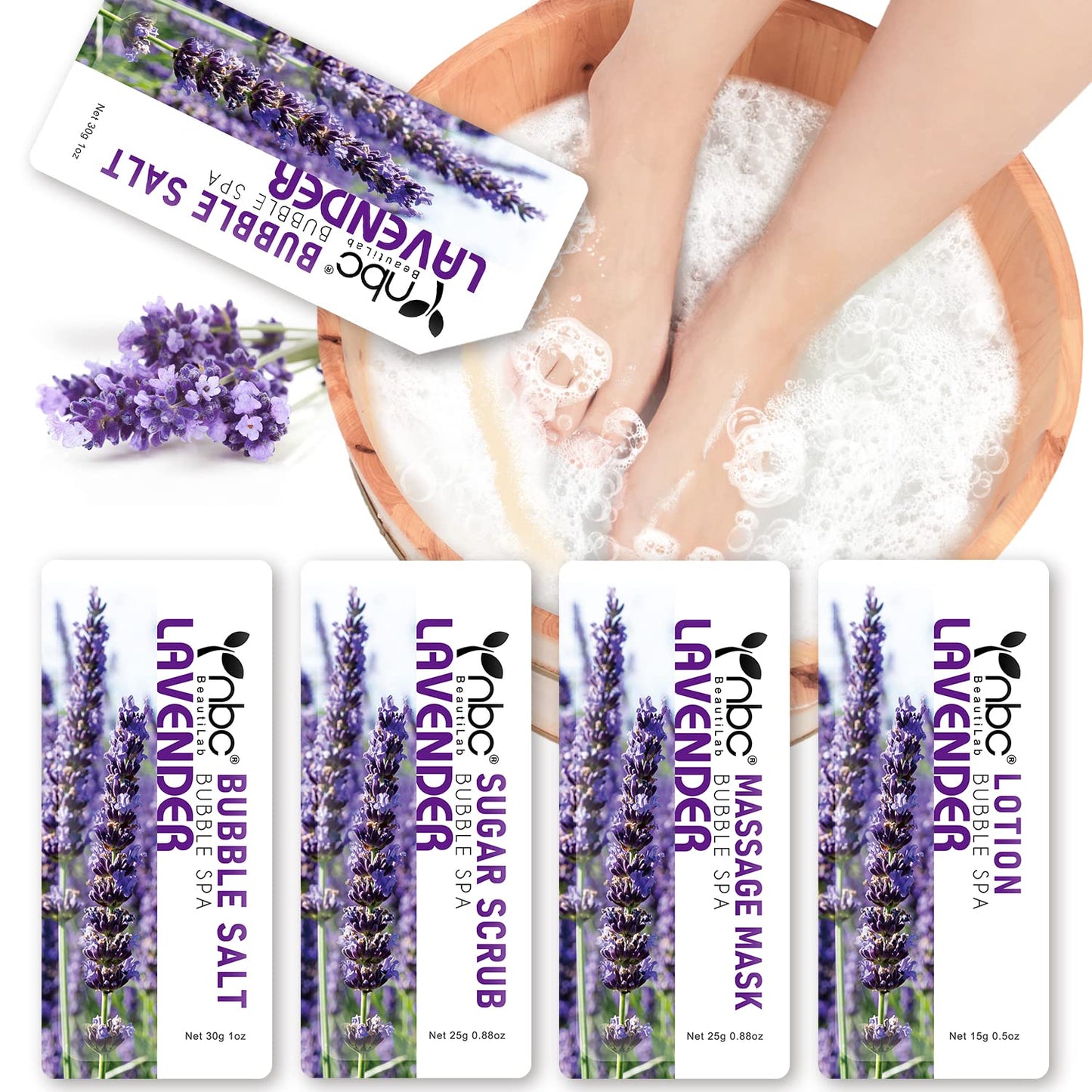 NBC Lavender - 4 Step Pedicure kit