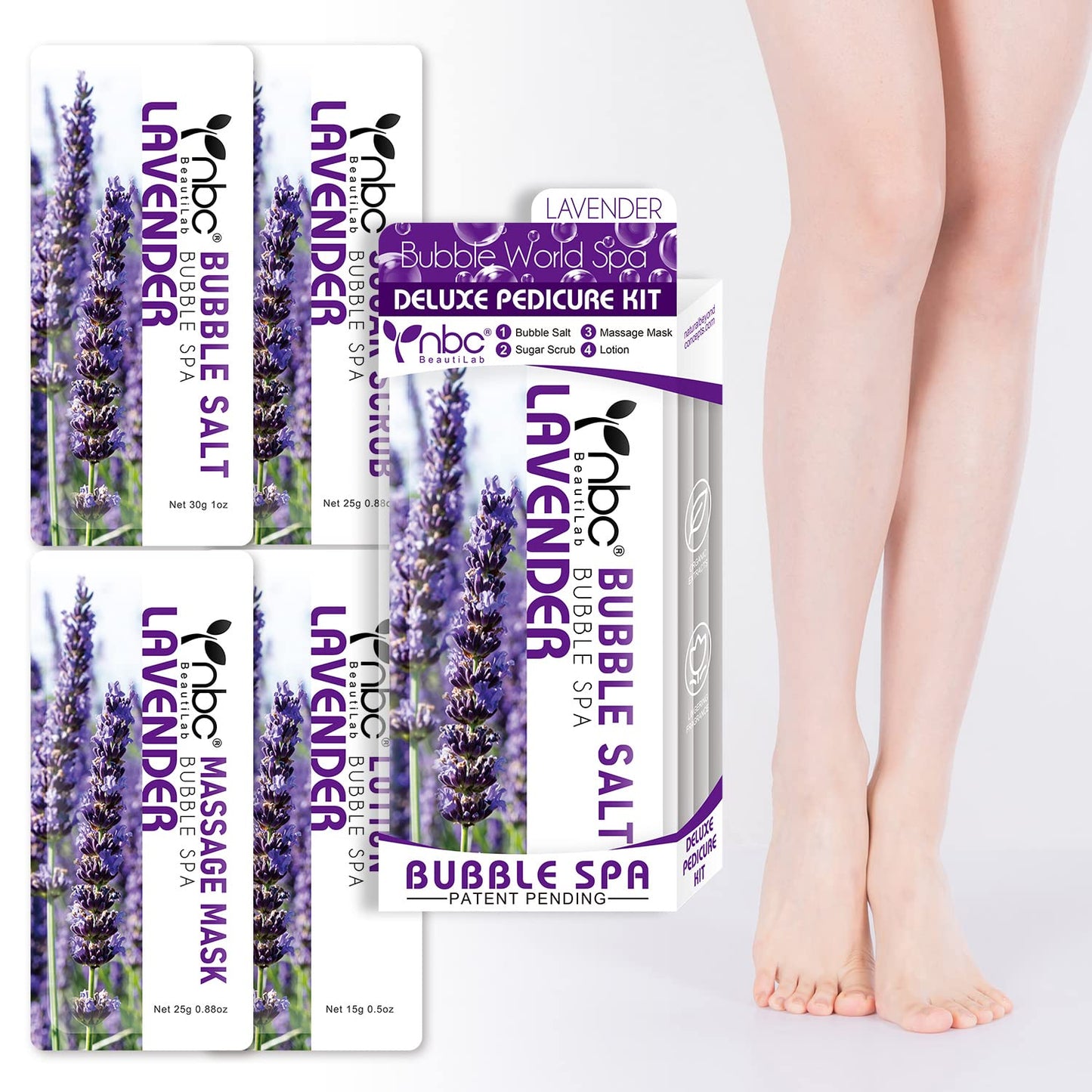 NBC Lavender - 4 Step Pedicure kit