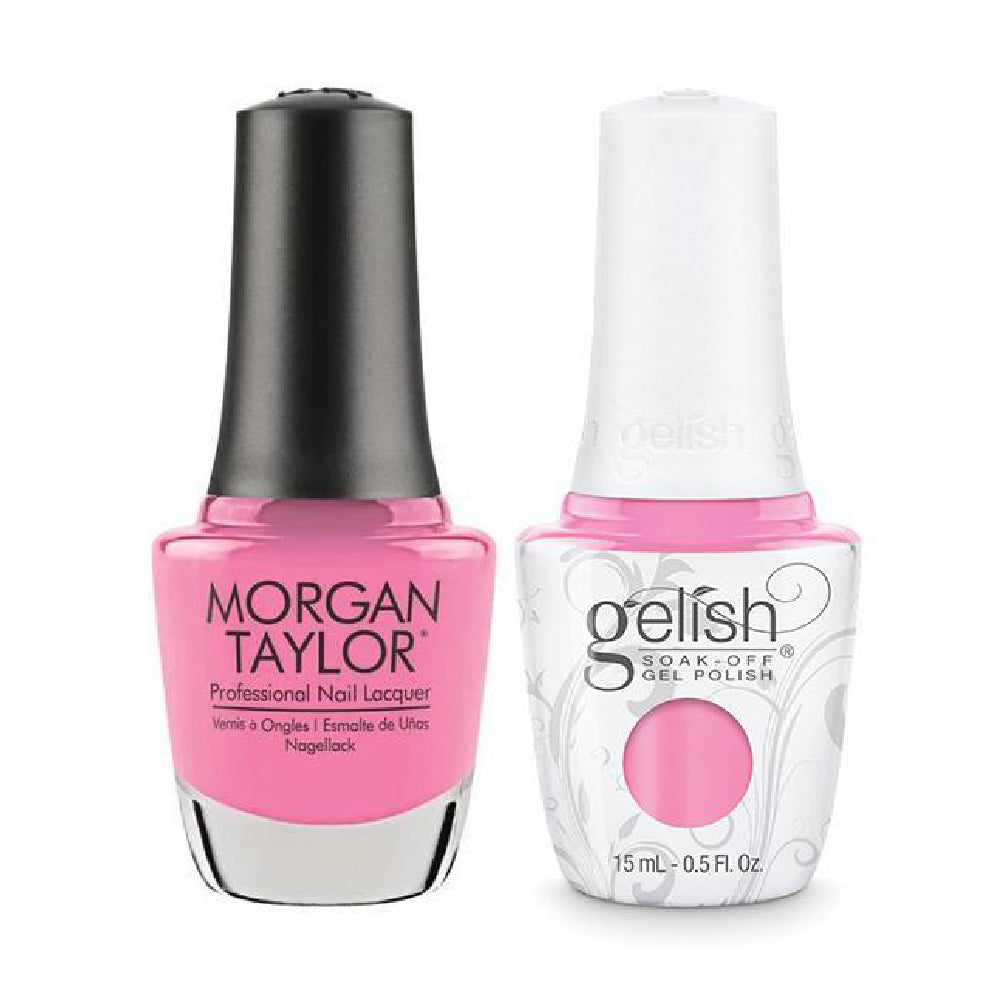 Gelish & Morgan Taylor Combo GE 178 - Look At You, Pink-achu!