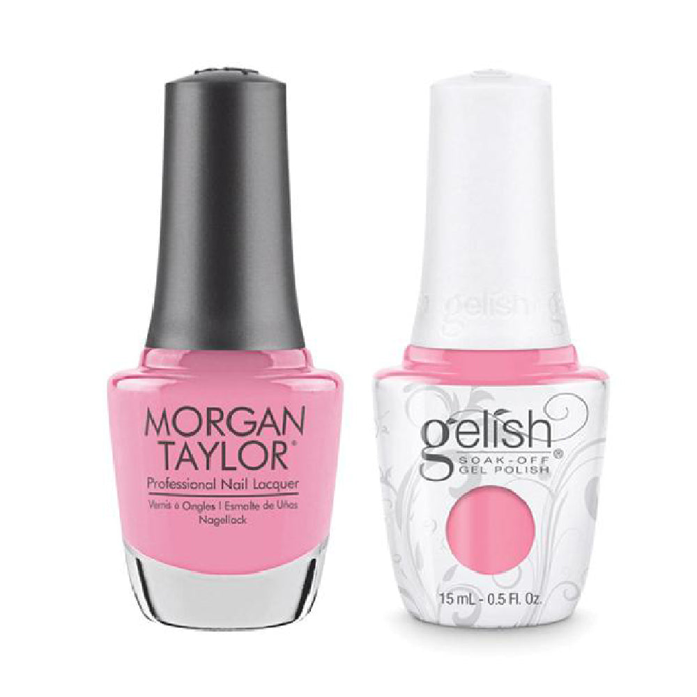 Gelish & Morgan Taylor Combo GE 916 - Make You Blink Pink