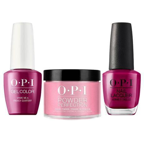 OPI Trio: N55 Spare Me a French Quarter