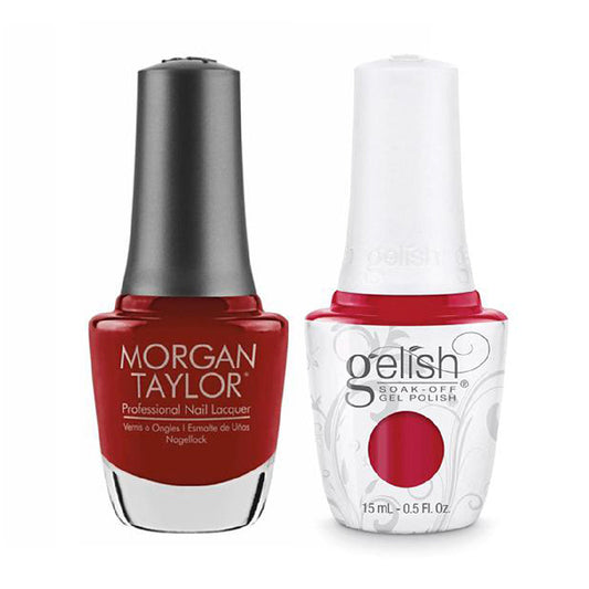 Gelish & Morgan Taylor Combo GE 144 - Scandalous