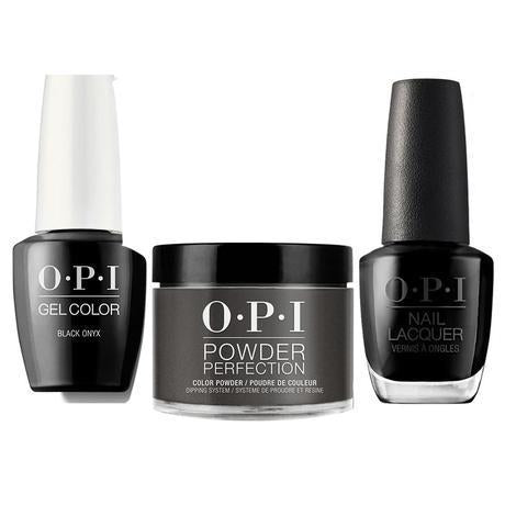 OPI Trio: T02 Black Onyx