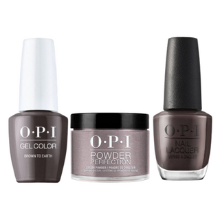 OPI Trio: F004 Brown To Earth