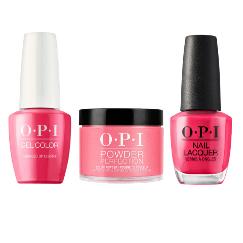 OPI Trio: B35 Charged Up Cherry