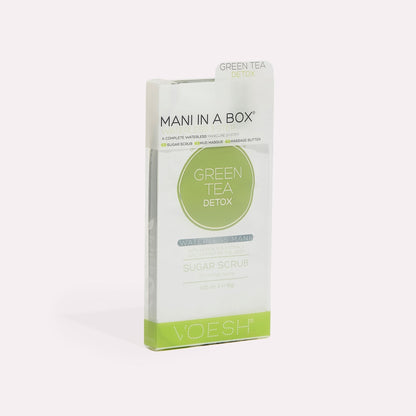 Voesh Mani in a Box Waterless 3 Step Green Tea Detox