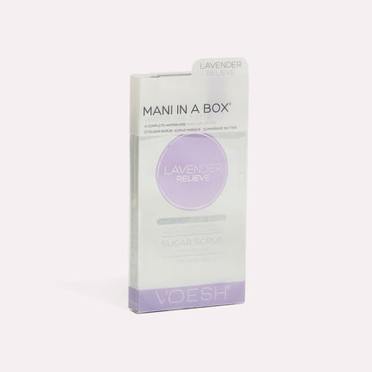 Voesh Mani in a Box Waterless 3 Step Lavender Relieve